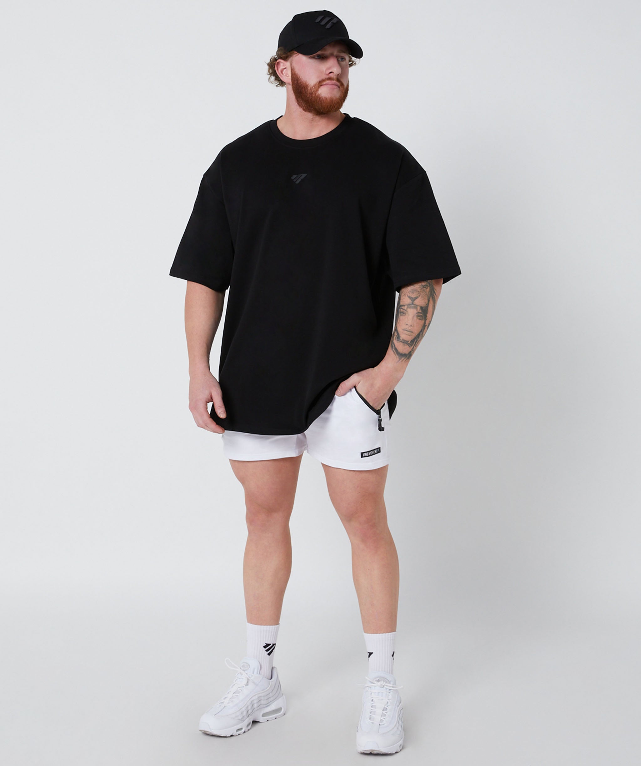 Heavyweight Push Beyond Tee Black