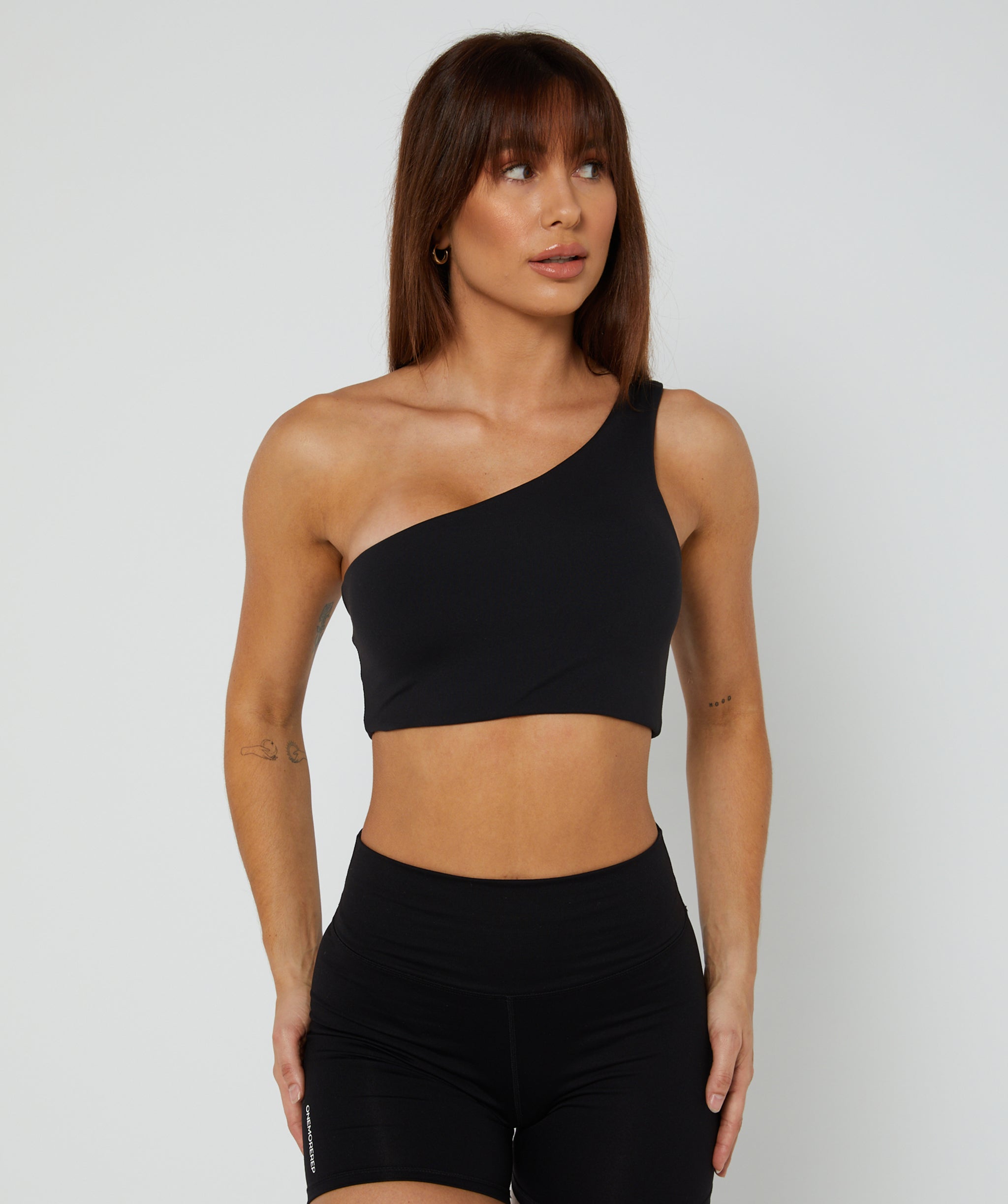 Elite One Strap Sports Bra Black