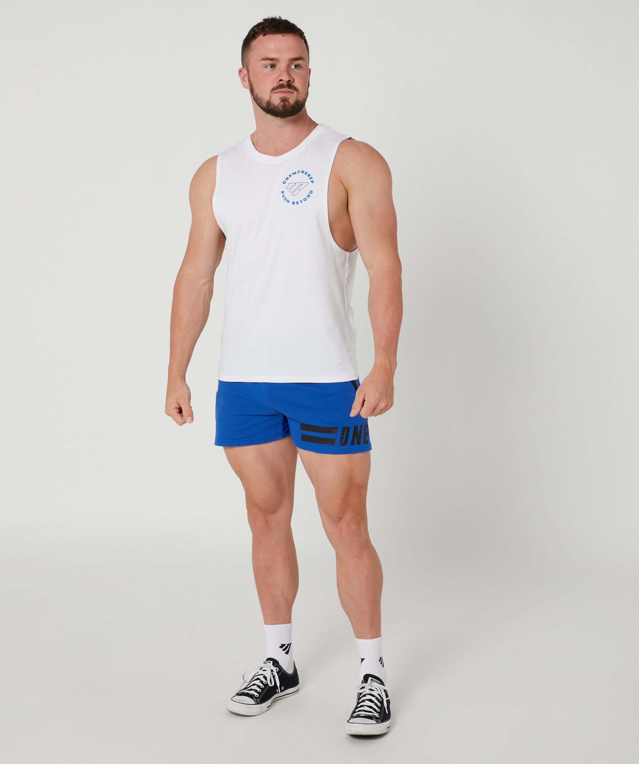 Muscle Shorts Electric Blue