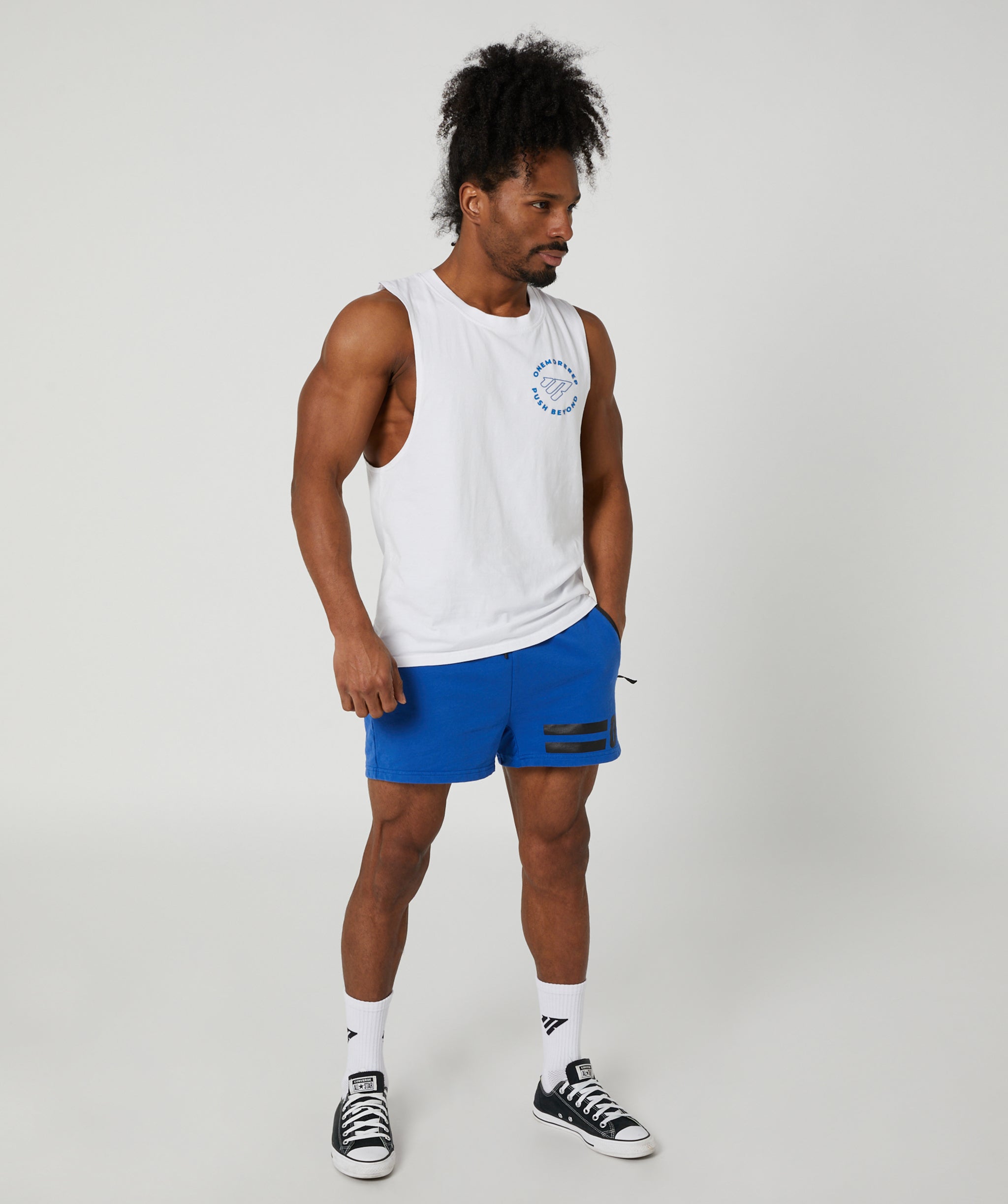 Muscle Shorts Electric Blue