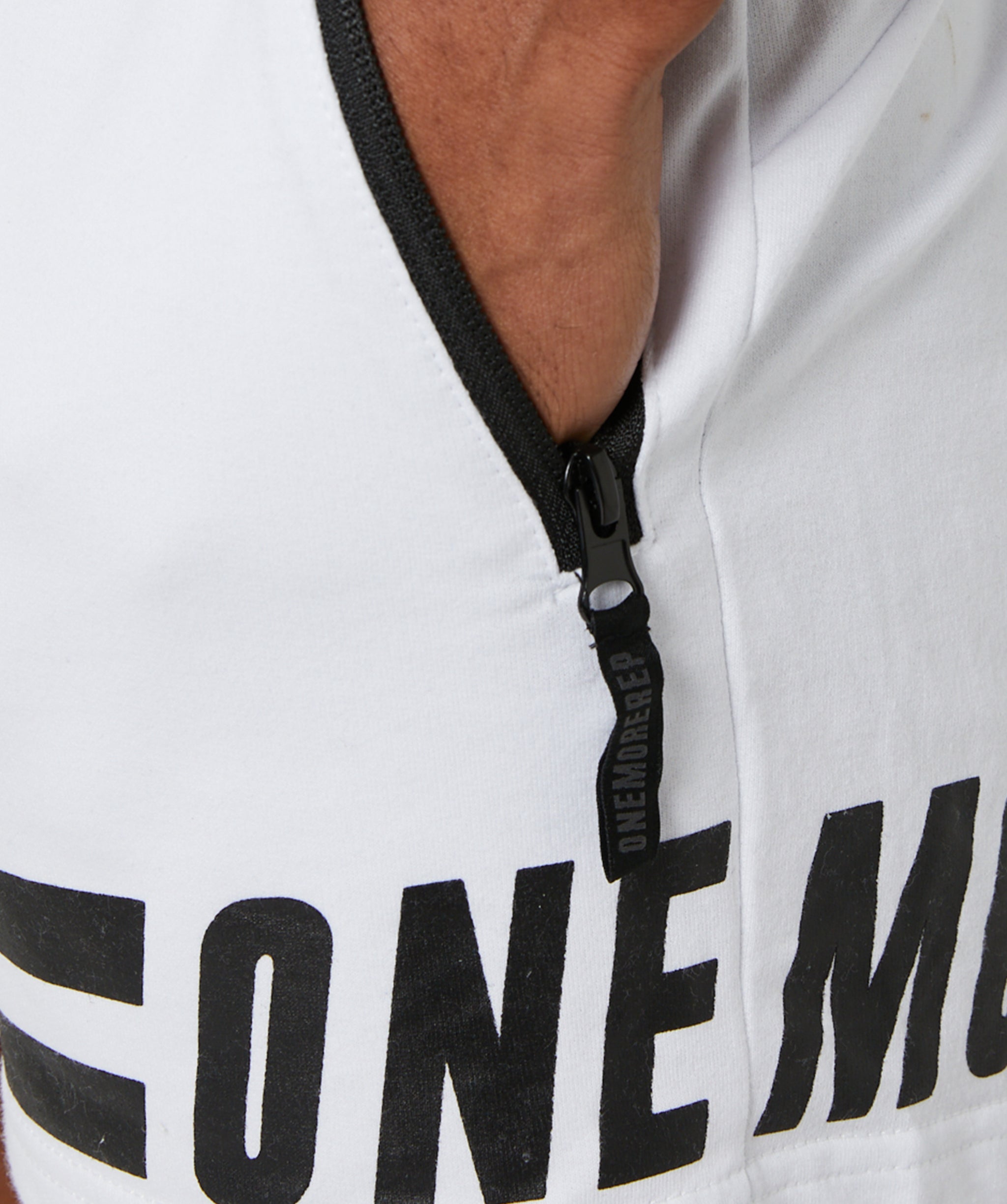 Muscle Shorts White