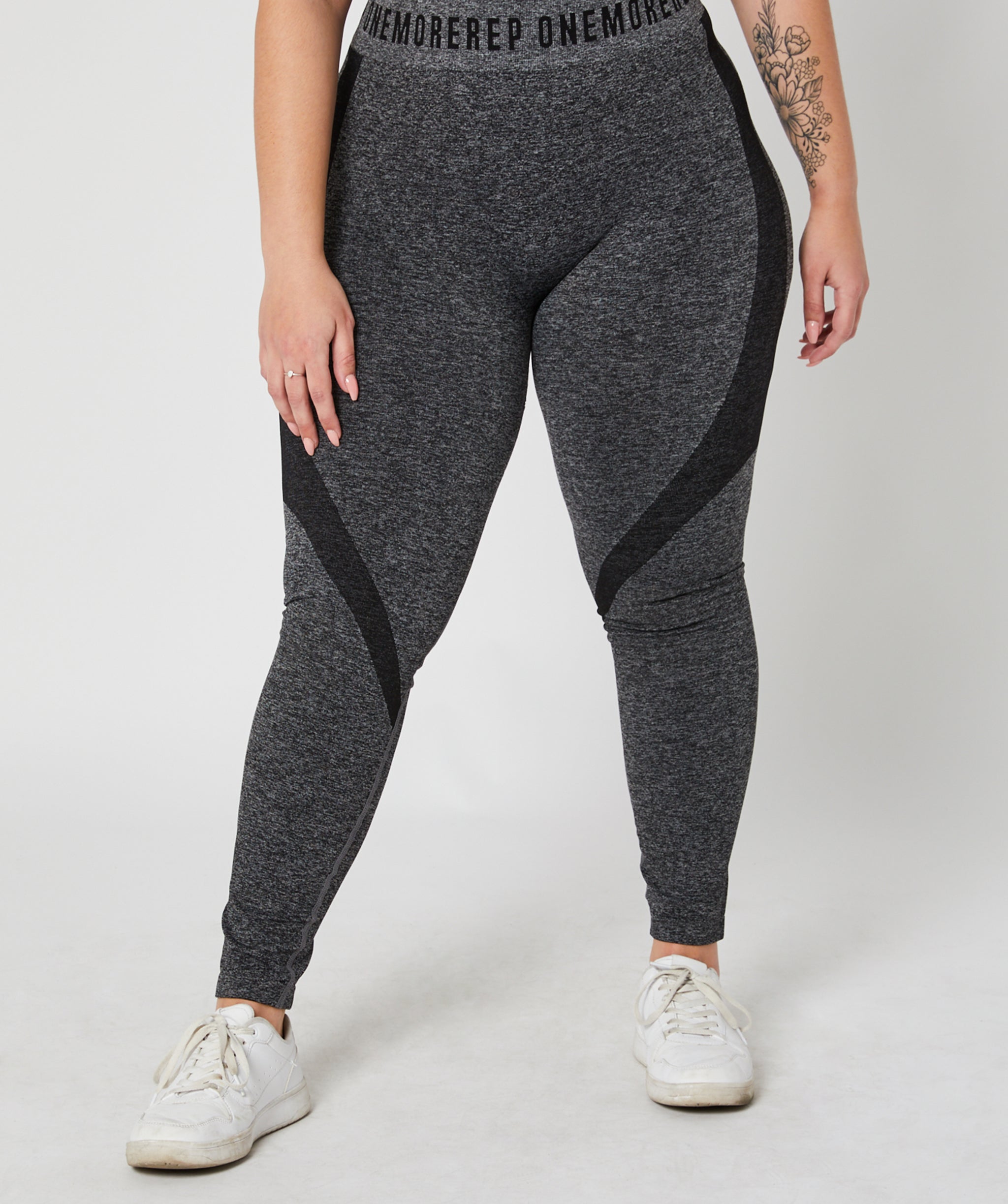 true seamless full length leggings black