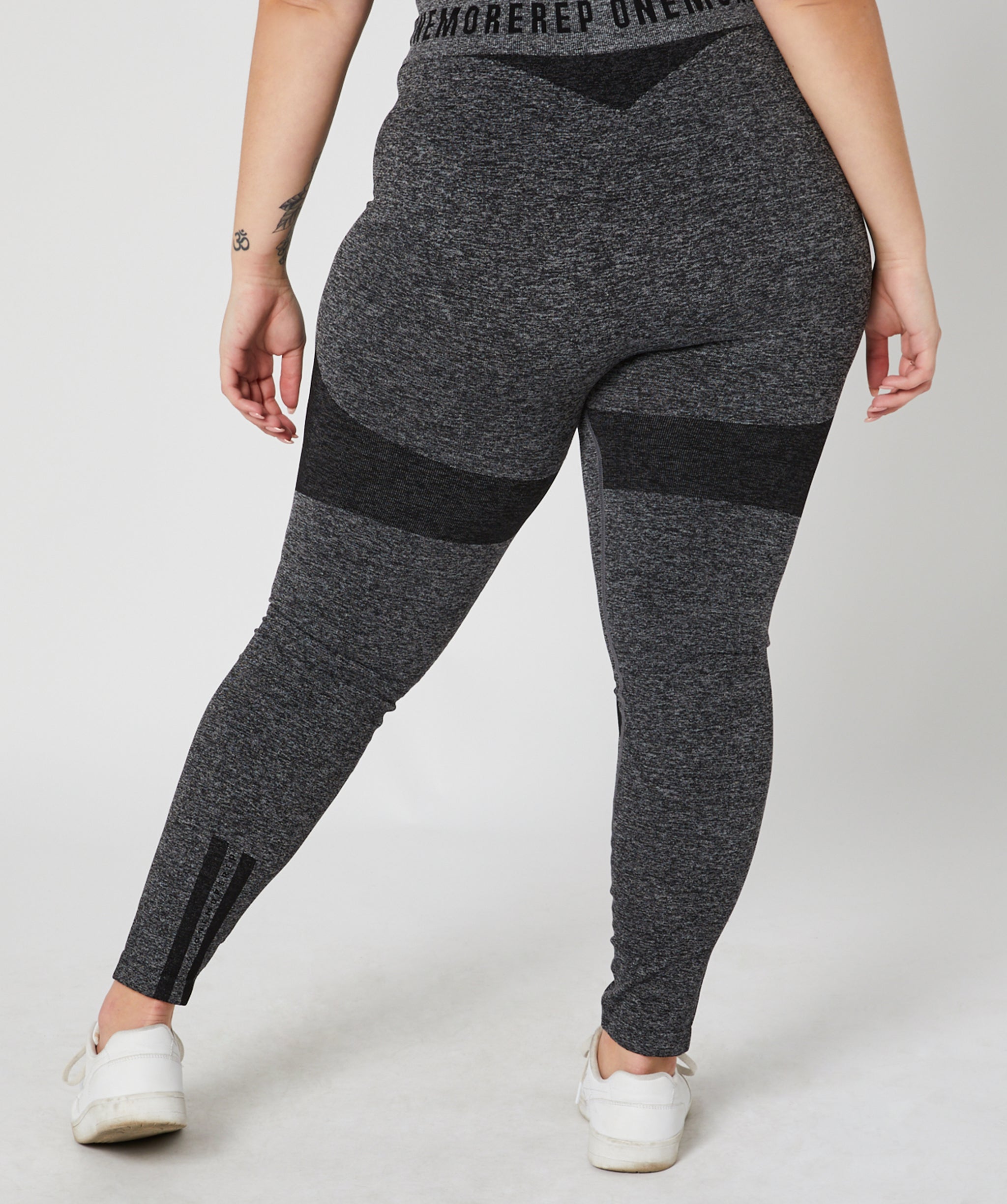 true seamless full length leggings black