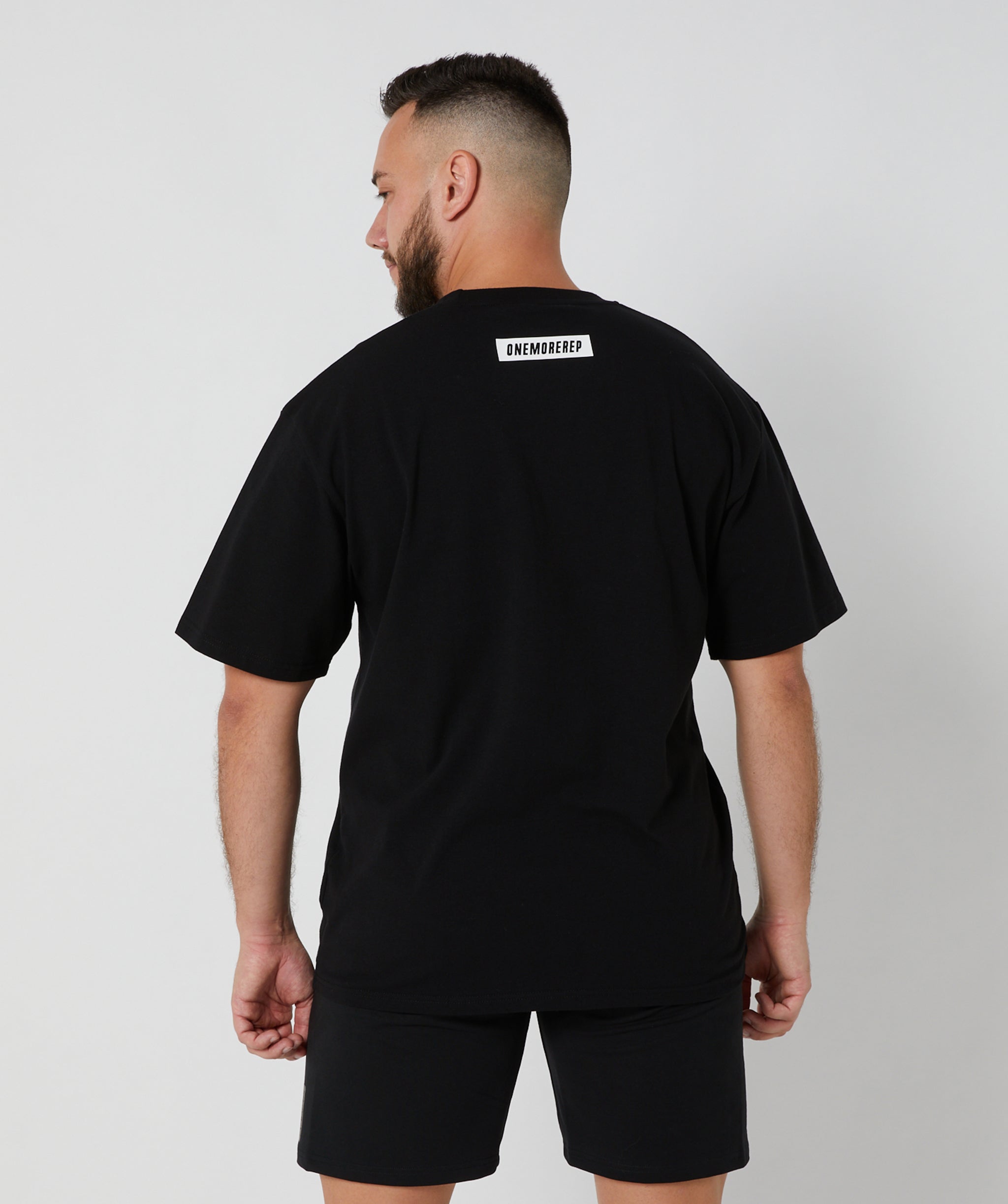 Oversized Apex Tee Black/White