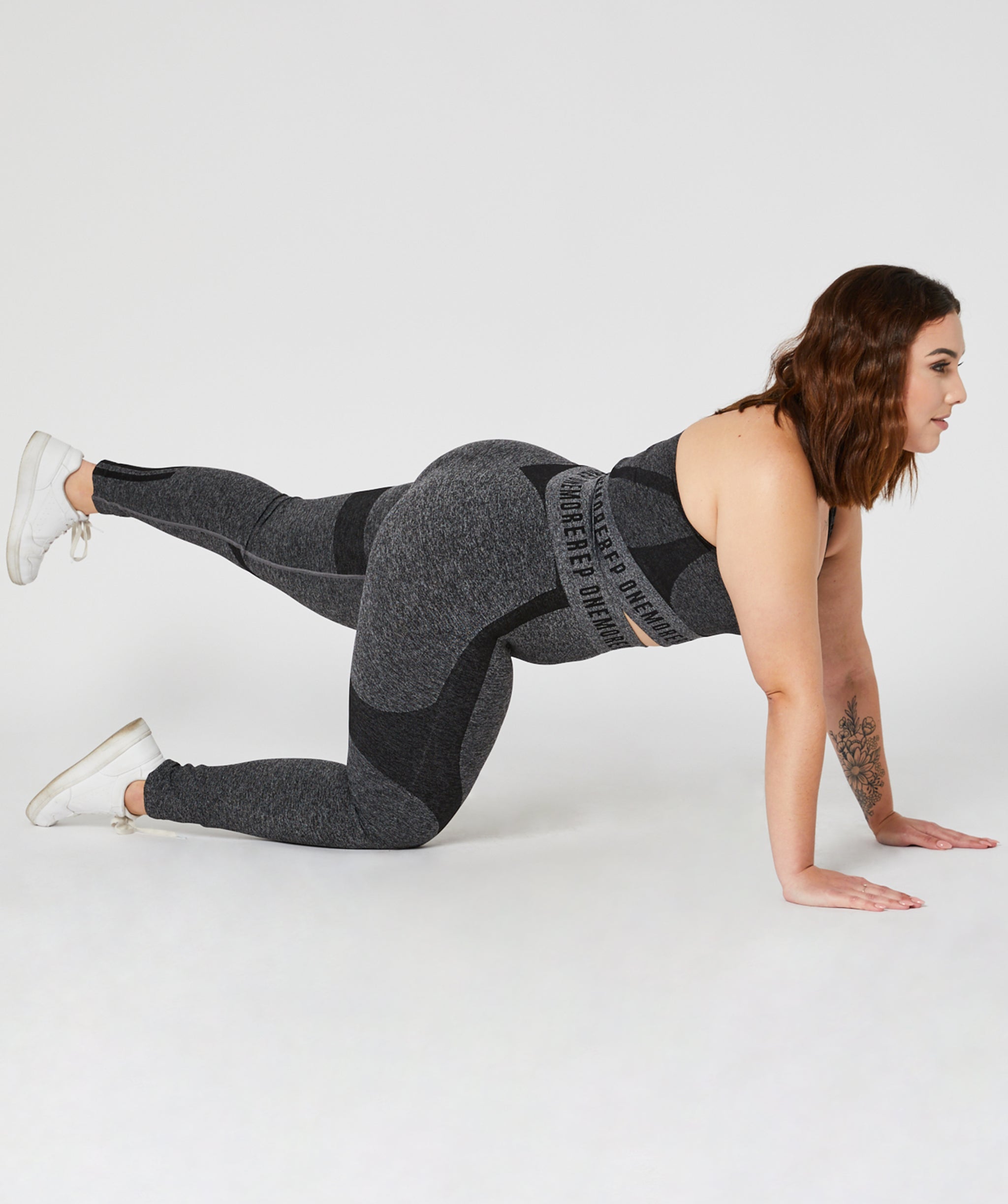 true seamless full length leggings black