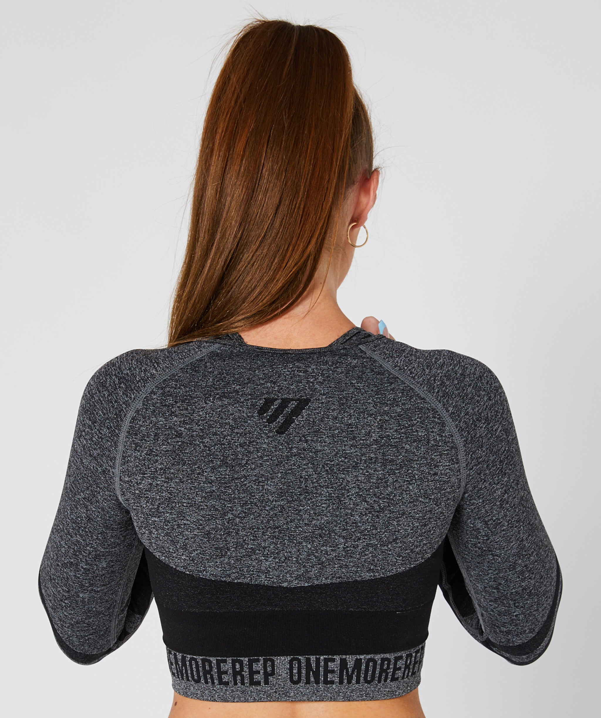 True Seamless Longsleeve Crop Black