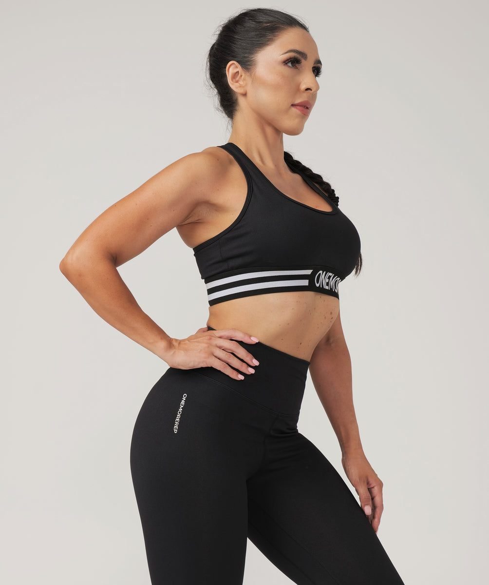 Core Support Sports Bra (Grey) by OneMoreRep - Nutrition Warehouse