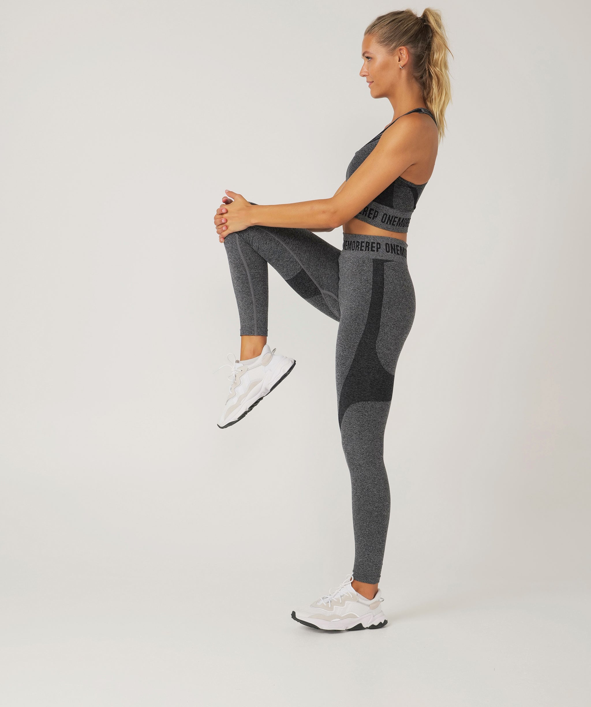 true seamless full length leggings black