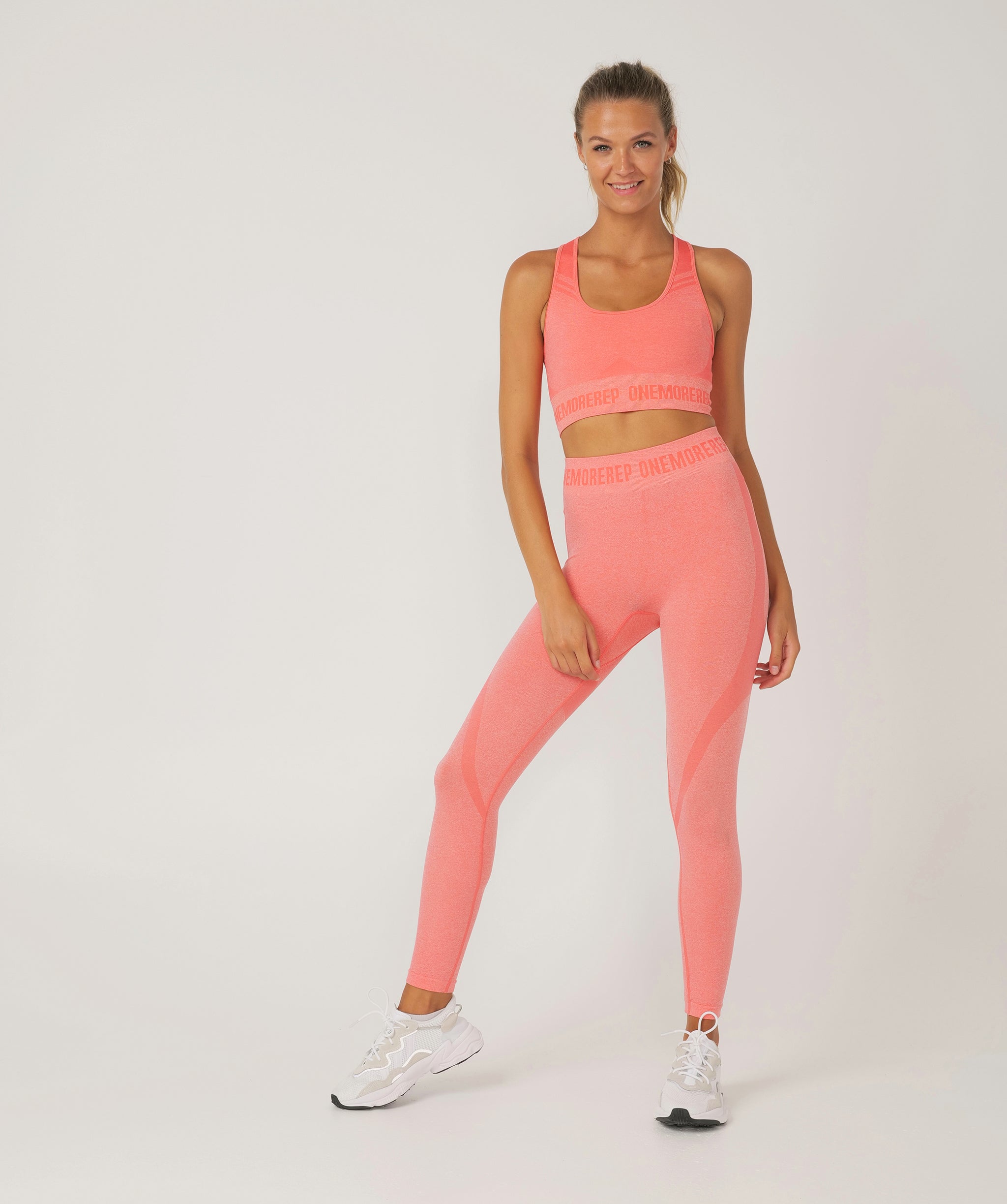 True Seamless Full Length Leggings Coral Pink