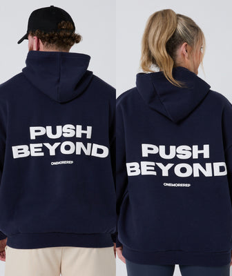 Push Beyond Oversize Hoodie Slate