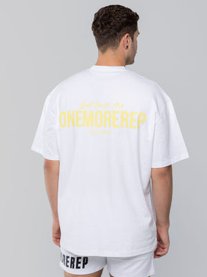 GC Oversized Tee White Lemon