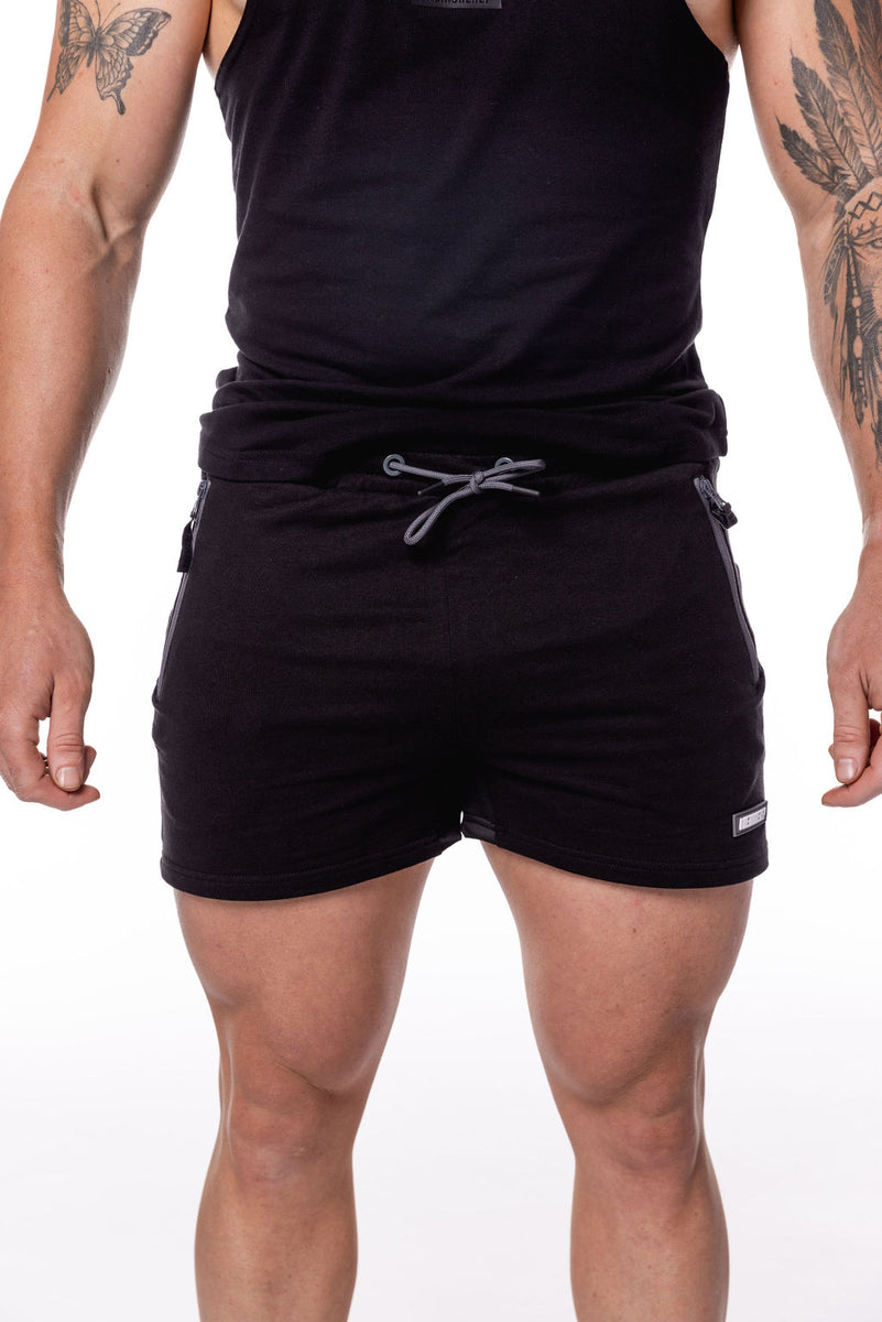 Apex Muscle Shorts Black – OneMoreRep