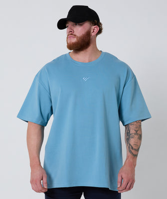 Strength Club Heavyweight Tee Ice Blue