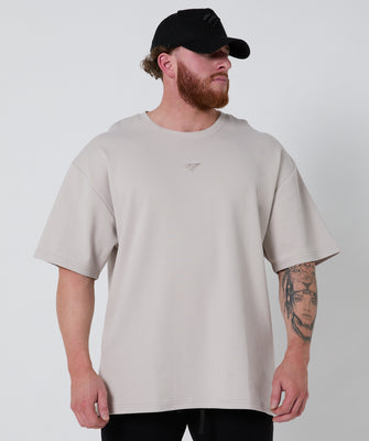 Strength Club Heavyweight Tee Mushroom